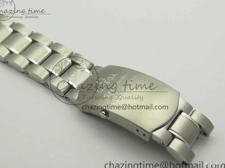 0419 Durable Speedmaster Professional SS OMF Best Edition Black Dial on SS Bracelet Manual Winding Chrono Movement 7995